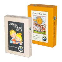 Kartenspiel Set Unsere kleine Welt + Das  fröhliche...